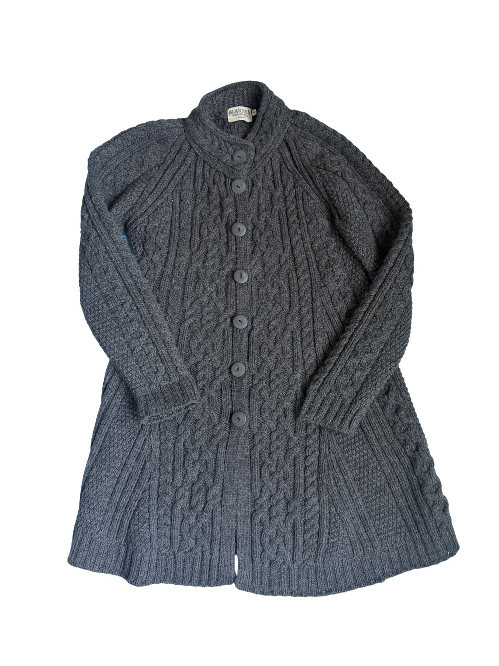 Blarney Woollen Mills Merino Wool Cardigan Coat M